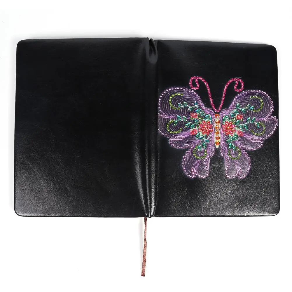 

DIY Shaped Diamond Painting 100 Pages Butterfly Special Create New Styles Notebook School Supplies DIY Handicrafts 200x150x15mm