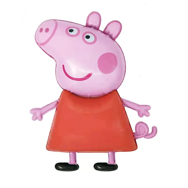 1 шт. фольгированные шары PeppaPig, украшения для дня рождения, Детские шары Peppa, Джордж, Детские шары для душа, новогодние вечерние игрушки