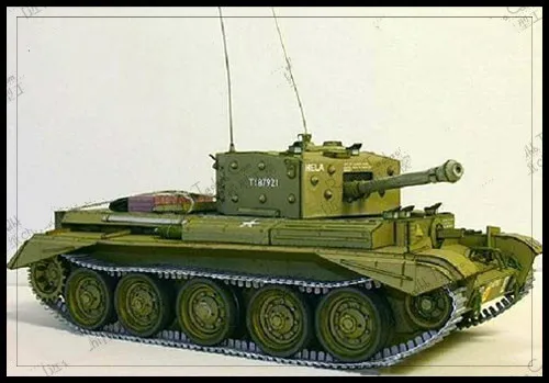 Cromwell Cruiser Танк 3D бумажная модель DIY Броня Бумажная стерео ручной работы Рисование