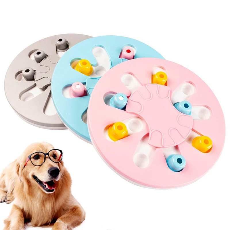 

Dog Puzzle Toys Feeder Puppy Increase Iq Training Game Interactive Food Dispenser Slow Feeder Educational Puzzle Toy For Dogs