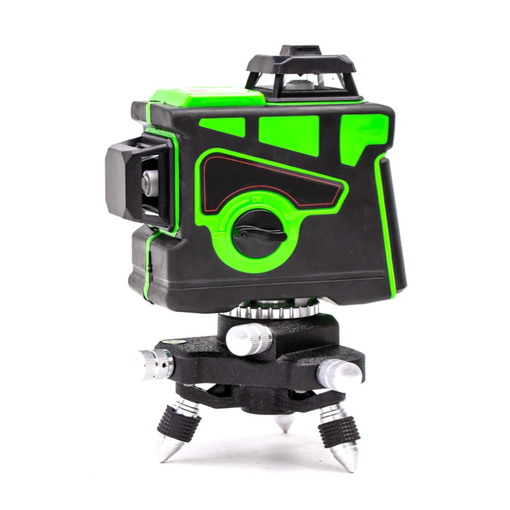 Laser Level 12 Lines 3D Self-Leveling 360 Horizontal And Vertical Cross Super Powerful Green Laser Beam Line