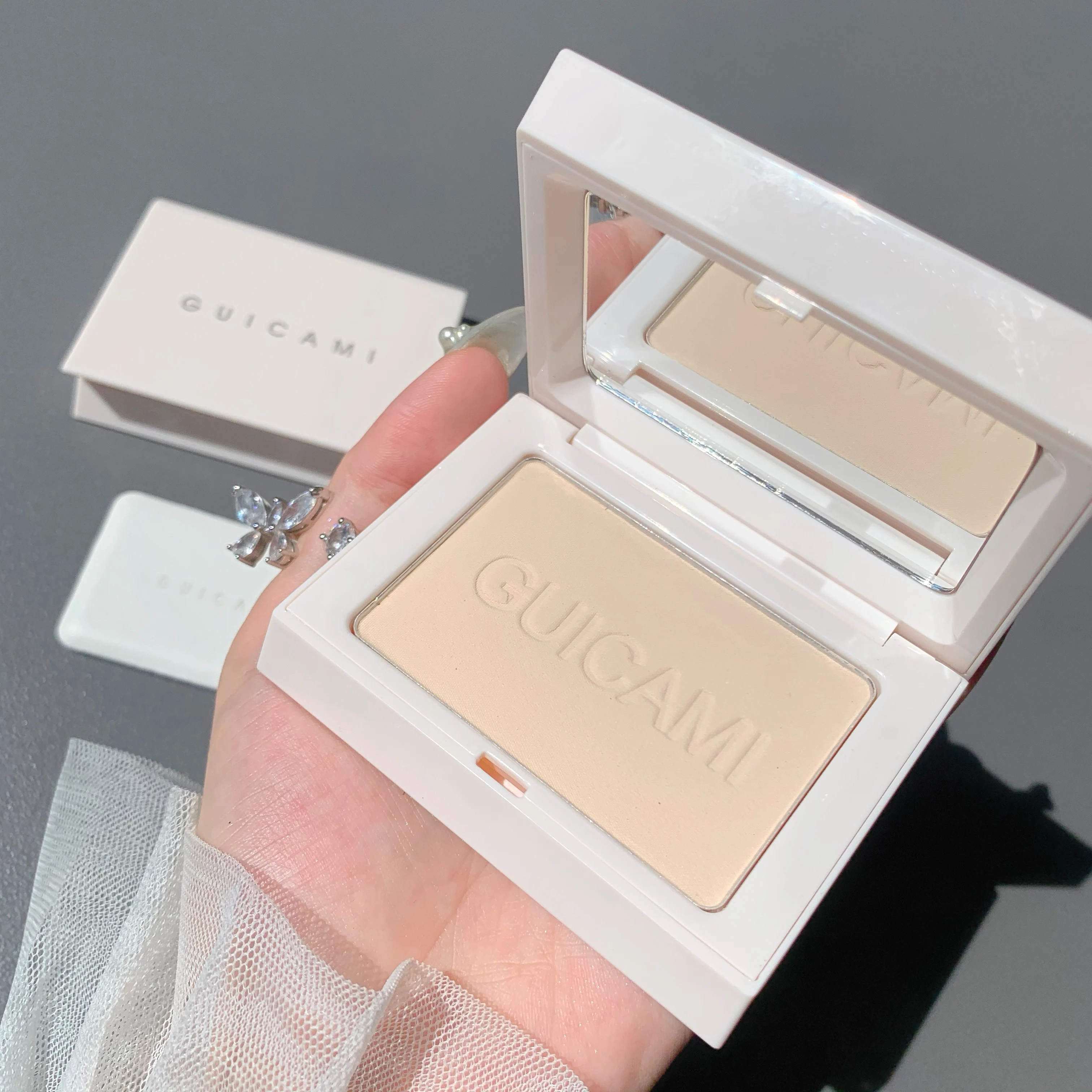 Фирменная база для лица GUICAMI прессованная пудра макияжа матовая Мерцающая