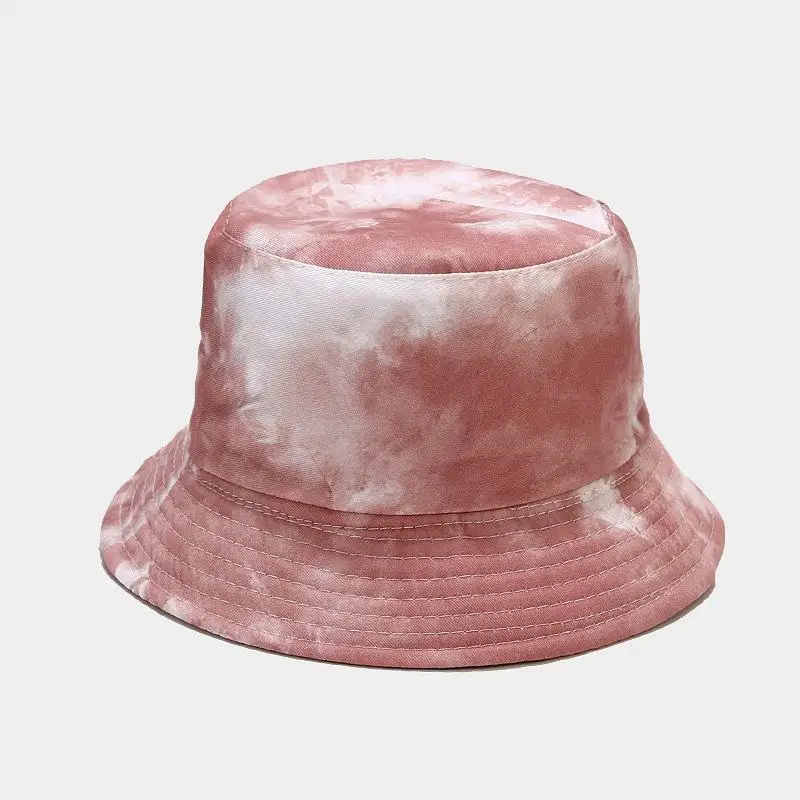 

Ldslyjr 2021 New Style Fashion Joker Color Print Bucket Hat Fisherman Hat Outdoor Travel Hat Sun Cap Hats for Men and Women 201