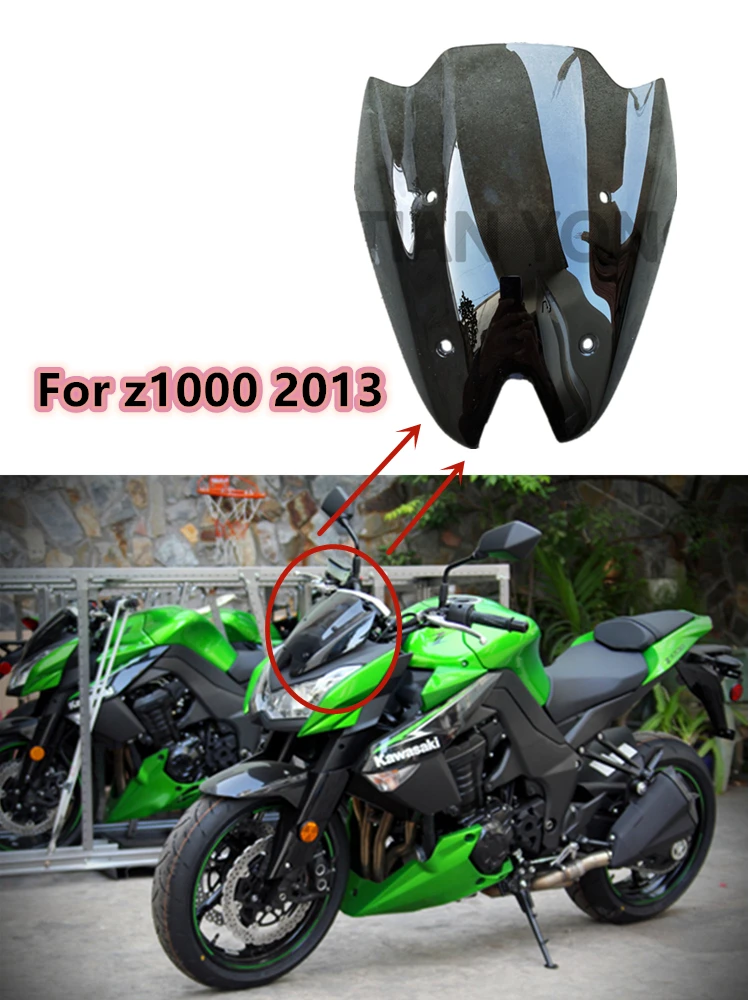 

Ветровое стекло ветровое стекло воздушный ветровой экран дефлекторы для Kawasaki z1000 2013 Z1000 Z 1000 13 дымчатый черный обтекатель детали совершенно новый