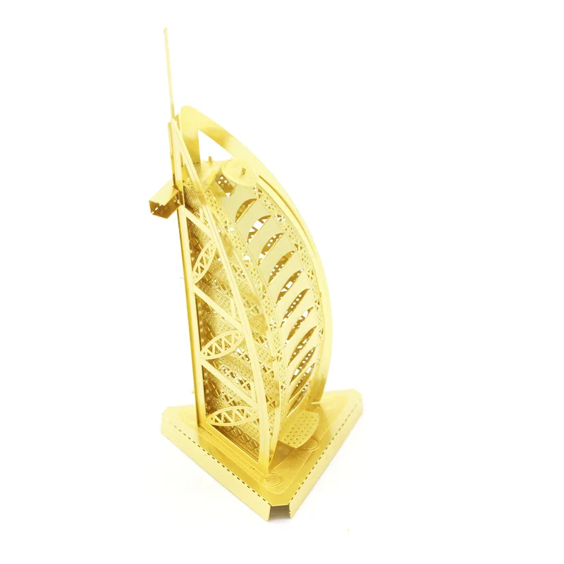 3D золотая головоломка, модель здания Yueyang Tower, развивающие игрушки, сделай сам, лазерная резка, первичная сложная детская игрушка, развивающие игрушки для взрослых, подарки - Цвет: MJ023