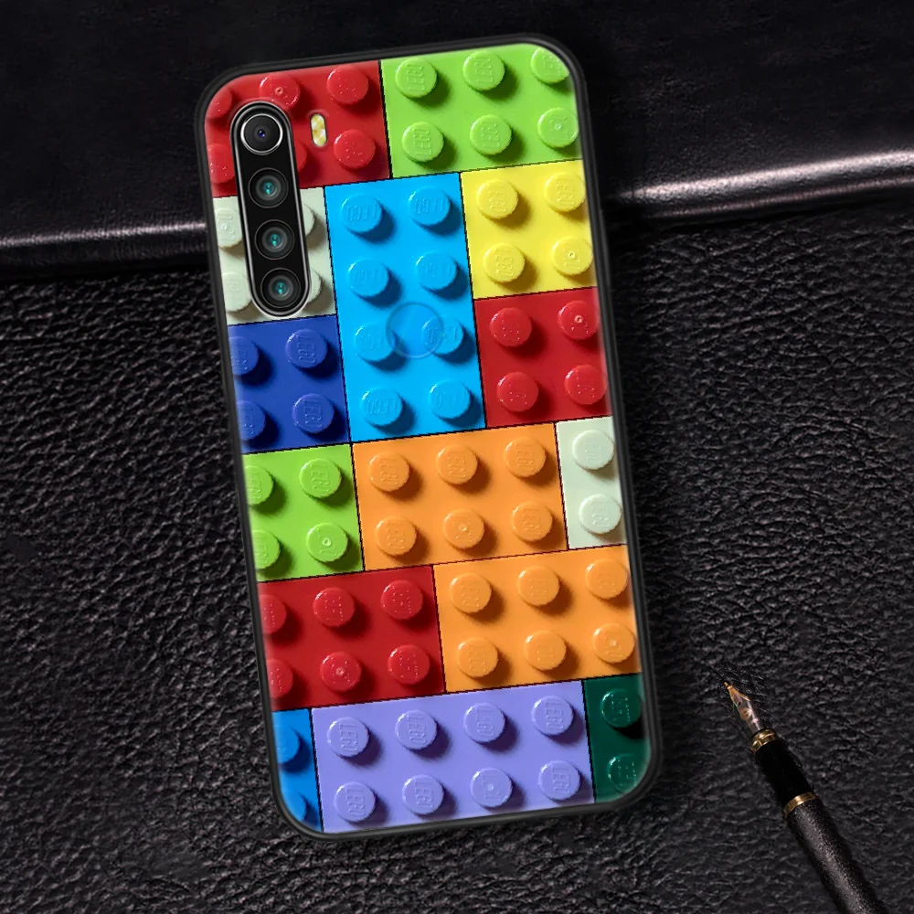 

LEGOS Phone Case Cover Hull For XIAOMI Redmi 7 7A 8 8A 9 9C Note 6 7 8 9 9S K20 Pro K30 black Bumper Painting Coque 3D Cover