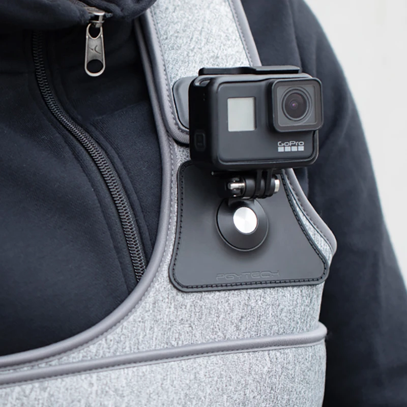 Original PGYTECH Osmo Action Camera Chest Strap for DJI Pocket/Osmo action Gopro hero 7 6 5 yi 4K Mount Harness | Электроника