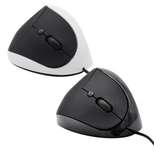 USB Wired Vertical Mouse Ergonomic Wrist Guard Opto-electric Laptop Mouse 1600DPI 3D Mice Rechargeable for Office Work PC Home