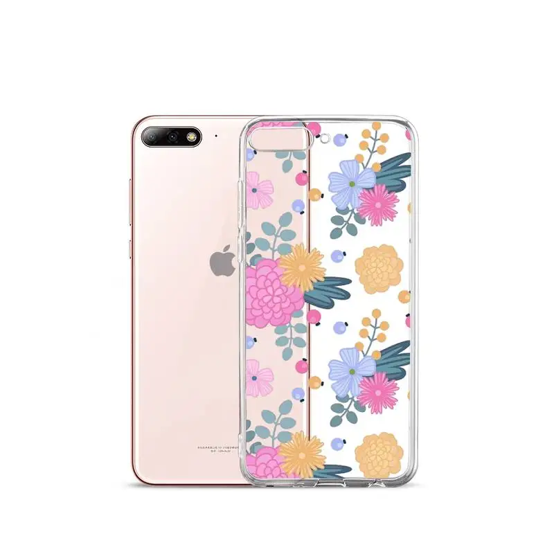 

fashion flower beautiful Phone Case Transparent Clear for iPhone 11 12 mini pro XS MAX 7 8 6 6S Plus X 5S SE 2020 XR