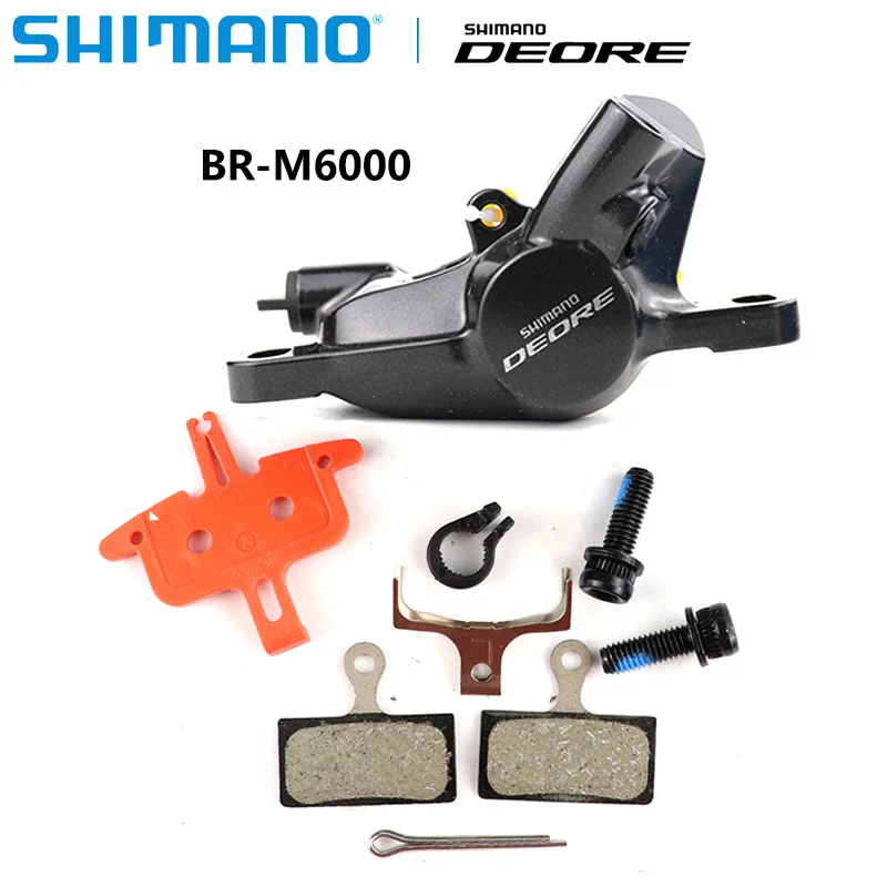 Оригинальный Гидравлический Тормозной суппорт Shimano DEORE BR M6000 mtb с полимерными
