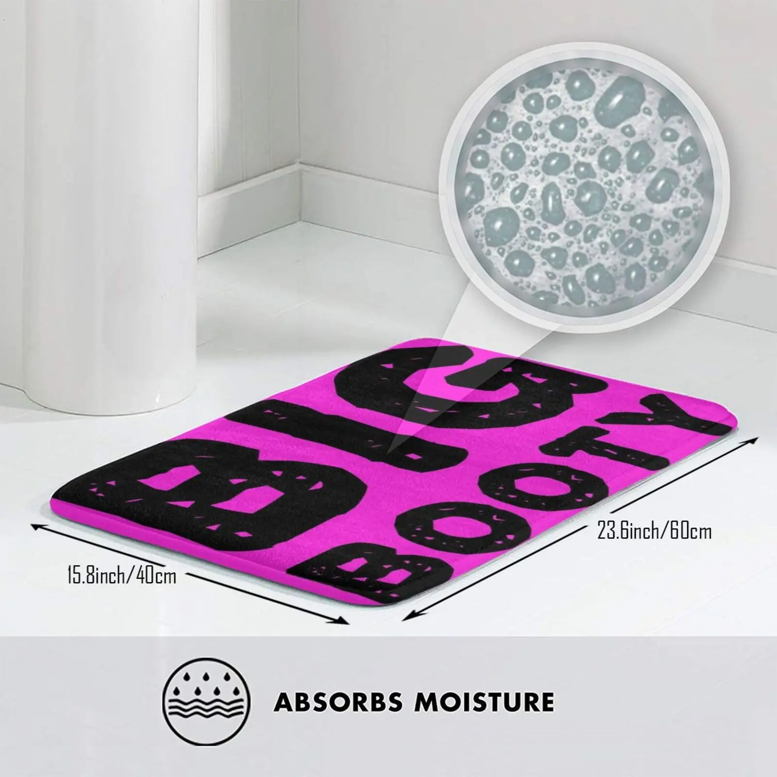 Загородный котик | Коврик-коврик в стиле рок-н-ролл мягкий забавный коврик с