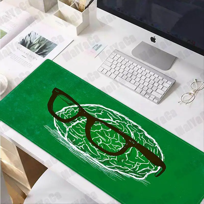 

MaiYaCa Your Own Mats Brain art nerd brain Laptop Gaming Mice Mousepad Free Shipping Large Mouse Pad Keyboards Mat