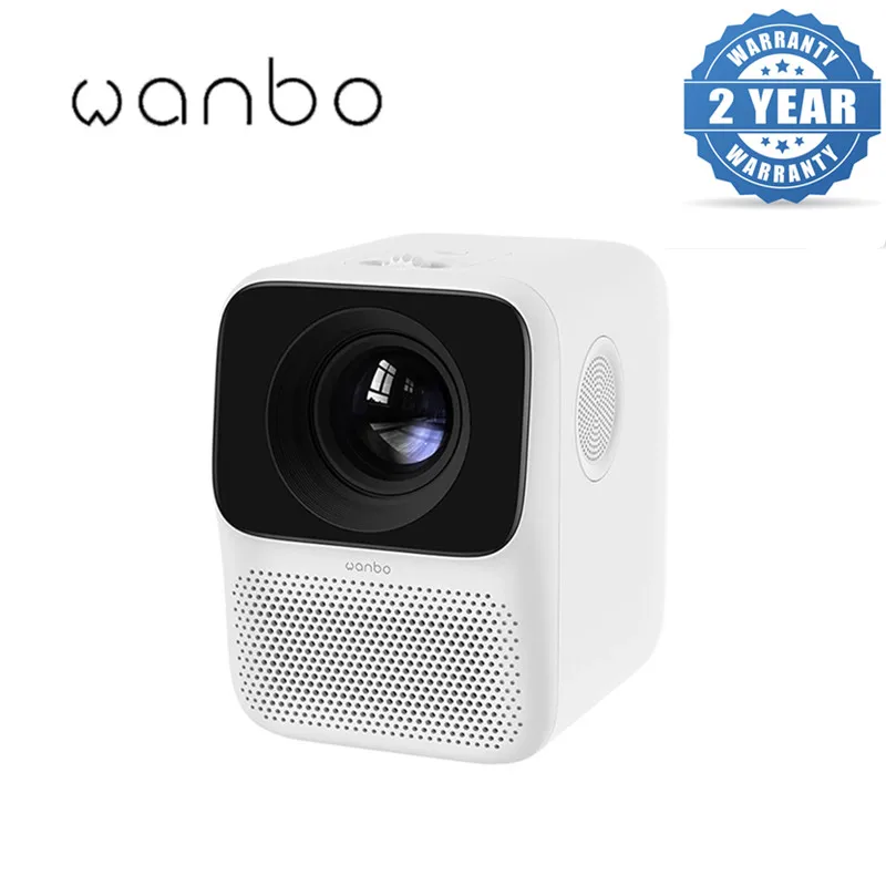 

Multilingual Wanbo Projector T2 Free Lumens 1080P ARC Input LED Light Source Keystone Correction Portable Mini Home Theater LCD