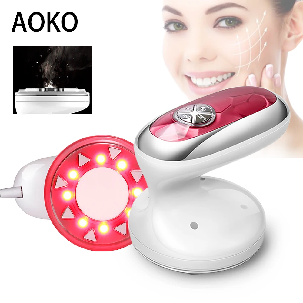 AOKO Cavitation Ultrasonic Body Slimming Machine Led RF Beauty Device Facial Weight Loss Fat Burner Anti Cellulite Massager