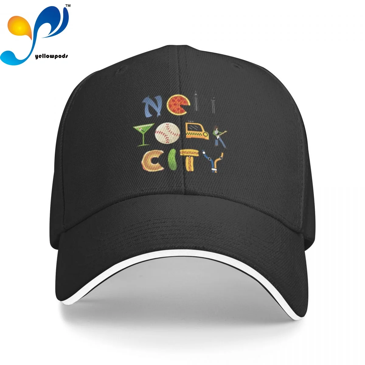 

Baseball Cap Men Fruit Hamburger New York City Fashion Caps Hats for Logo Asquette Homme Dad Hat for Men Trucker Cap