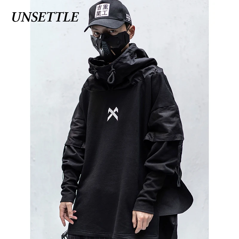 Осень 2020 японские мужские/женские тактические толстовки в стиле Харадзюку