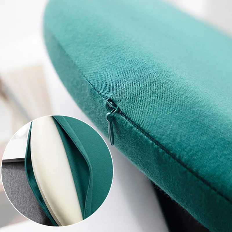 Круглая подушка для дивана в японском стиле из пены с эффектом памяти домашний