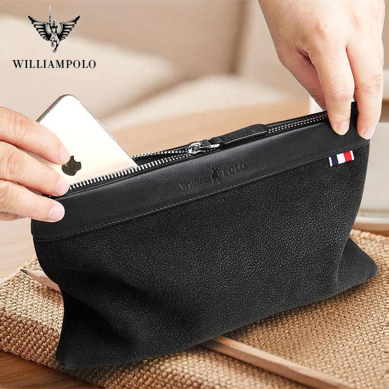 Мужские сумки клатчи WILLIAMPOLO мужской кошелек клатч мужские кошельки деловые
