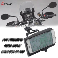 new motorcycle front mid navigation bracket gps mobile phone charging for triumph tiger 900 900gt 900 gt pro tiger 900gt pro