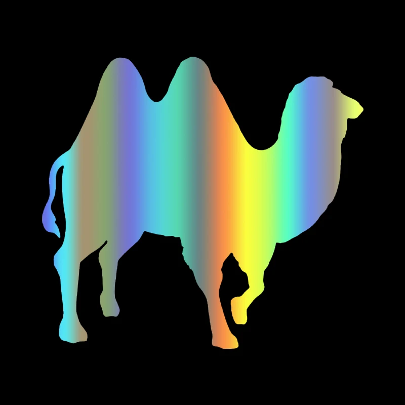 

S51744# Various Sizes/Colors Car Stickers Vinyl Decal Camel Motorcycle Decorative Accessories Creative
