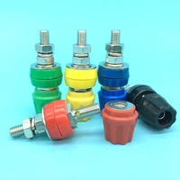 m652 socket binding post copper terminal 50a nut ack test probe cable connector for 4mm banana plug
