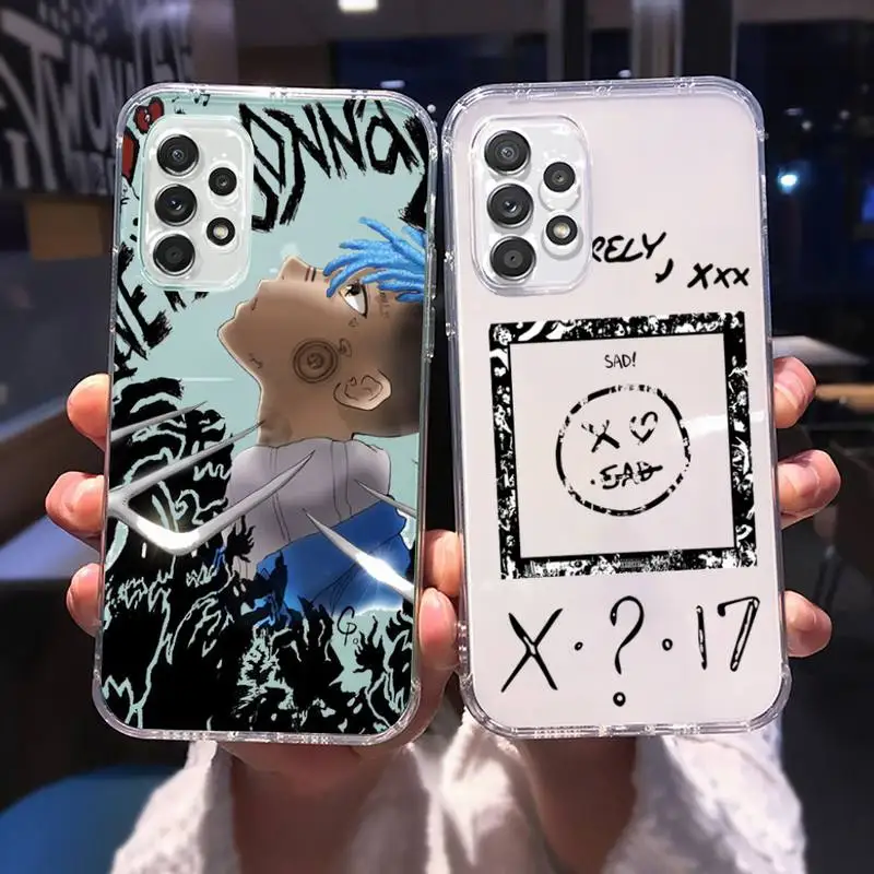 

xxxtentacion rapper USA Phone Case Transparent For Samsung A51 A50 A71 A70 A81 M60S Note S21 S 20 10 9 8 11 E Plus Ultra