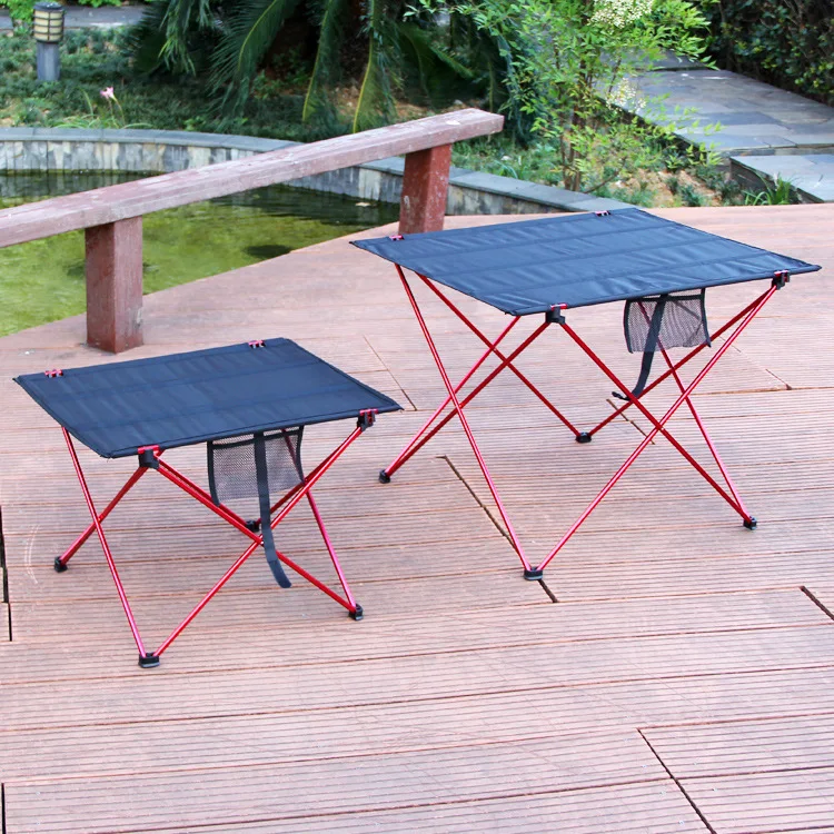 

Portable Foldable Table Camping Outdoor Furniture Computer Bed Tables Picnic 6061 Aluminium Alloy Ultra Light Folding Desk