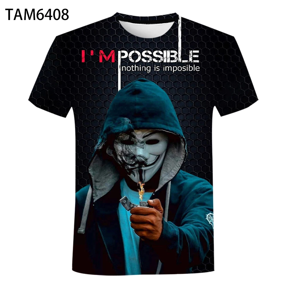 Модный компьютер Эксперт (хакер) 2021 анонимный слоган 3D печать смешная футболка