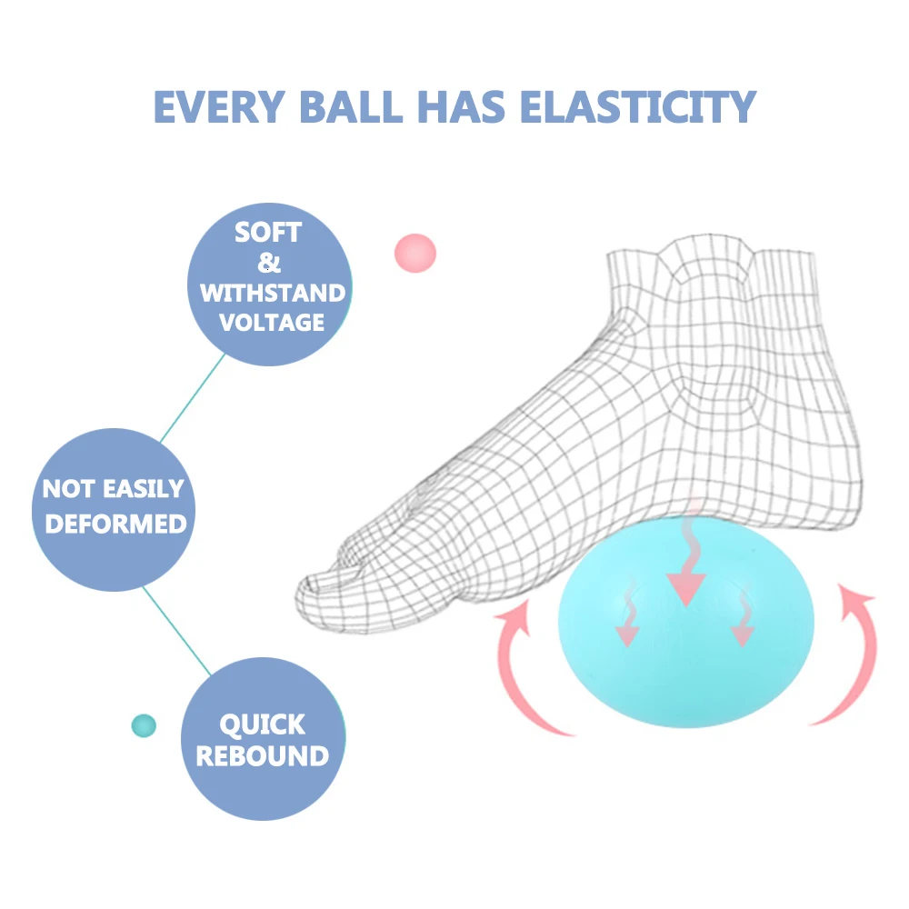 Экологически чистые разноцветные шарики мягкие пластиковые для океан игрушки