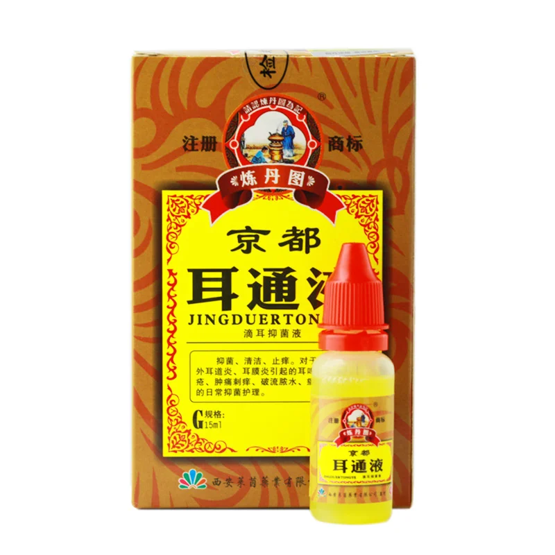 Капли для острого отита уха китайская травяная медицина ушей ушной шум удалитель