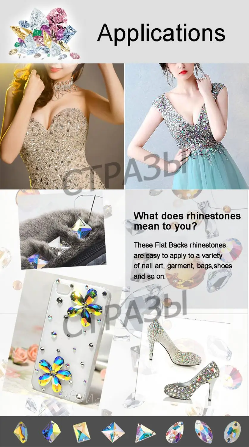 

CTPA3bI Triangle Hematite Stones Strass Jewelry Accessories Sew On Stones Flatback Glass Crystal Rhinestones For Clothes