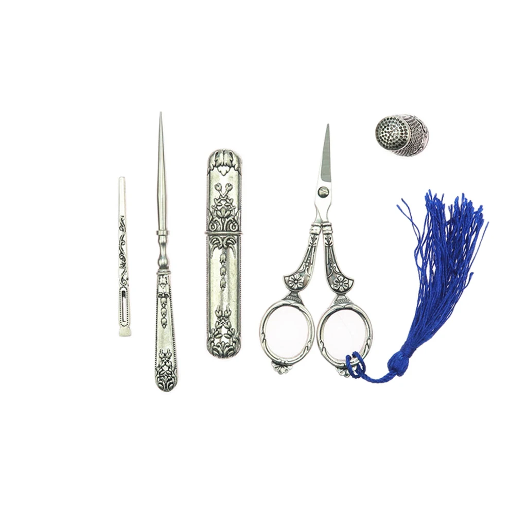 

Vintage Sewing Craft Scissors Cutting Paper DIY Sewing Crafts Tool Set for