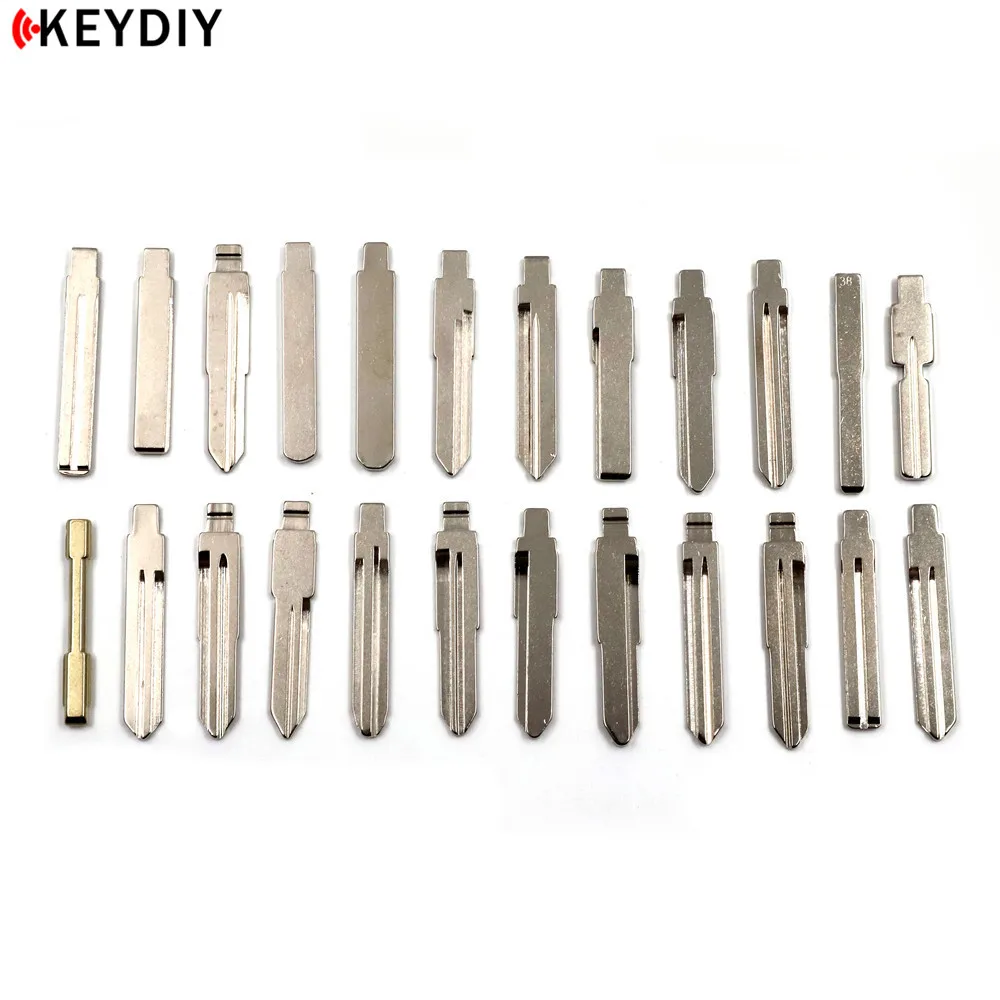 KEYDIY 24 шт./лот Высококачественные Металлические Пустые необработанные откидные