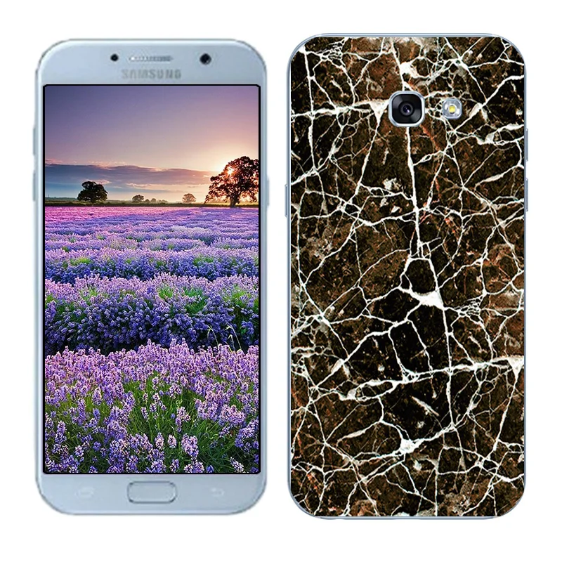 Чехлы для телефонов samsung Galaxy A5 A3 мягкие ТПУ Fundas Para Coque DIY окрашенный плотный чехол для телефона Galaxy A7 Shell - Цвет: 22