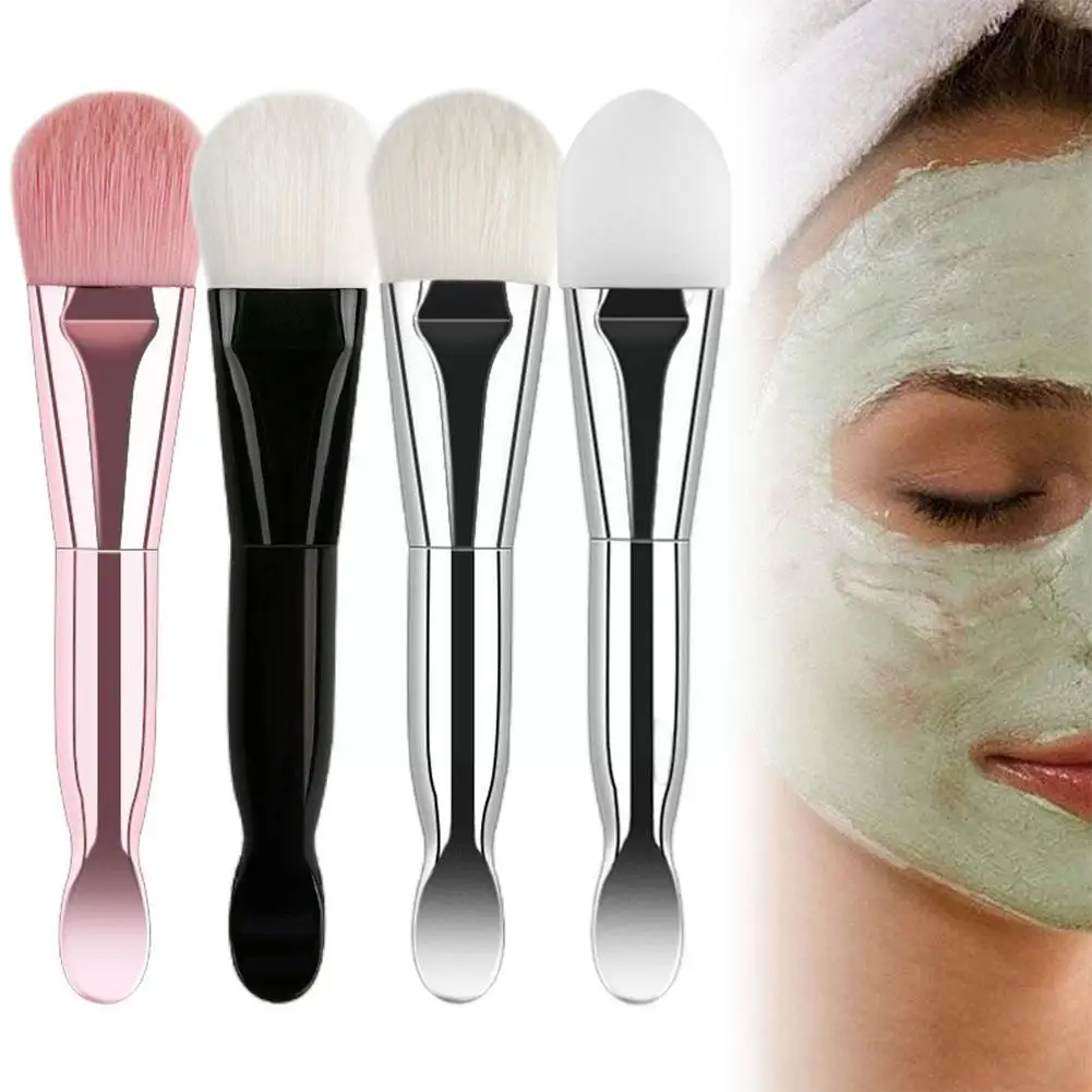 

Double-headed Makeup Brush With Scoop 2in1 For Makeup Professional Mud Brush Q7u0