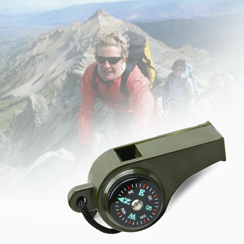 Новый многофункциональный свисток 3 в 1 снаряжение для экстренного выживания на