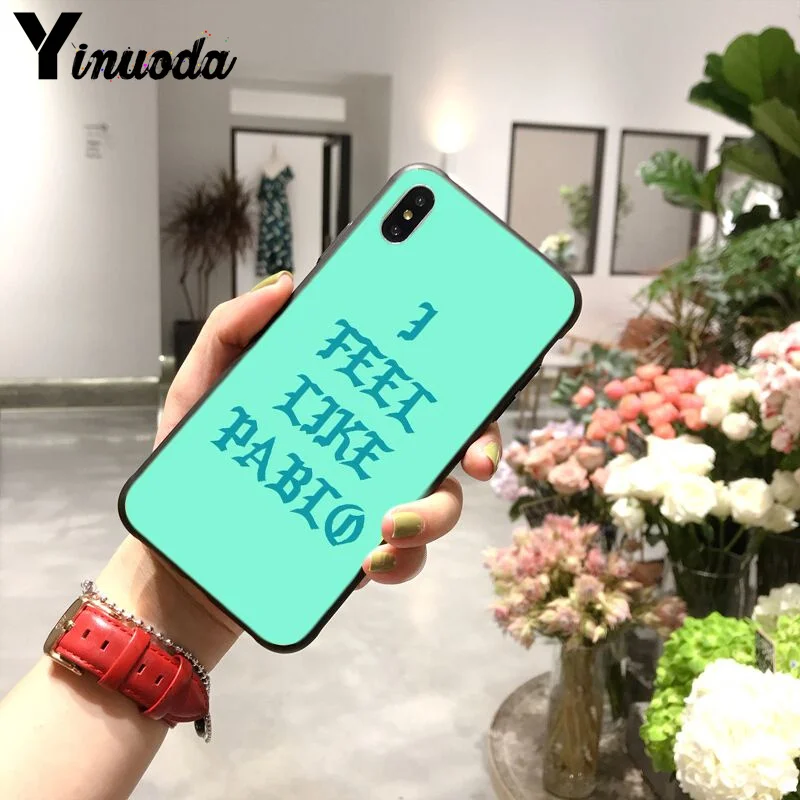Yinuoda Kanye West I FEEL LIKE PABLO черная ячейка чехол для телефона iPhone 8 7 6 6S Plus X XS MAX 5 5S SE XR 11pro