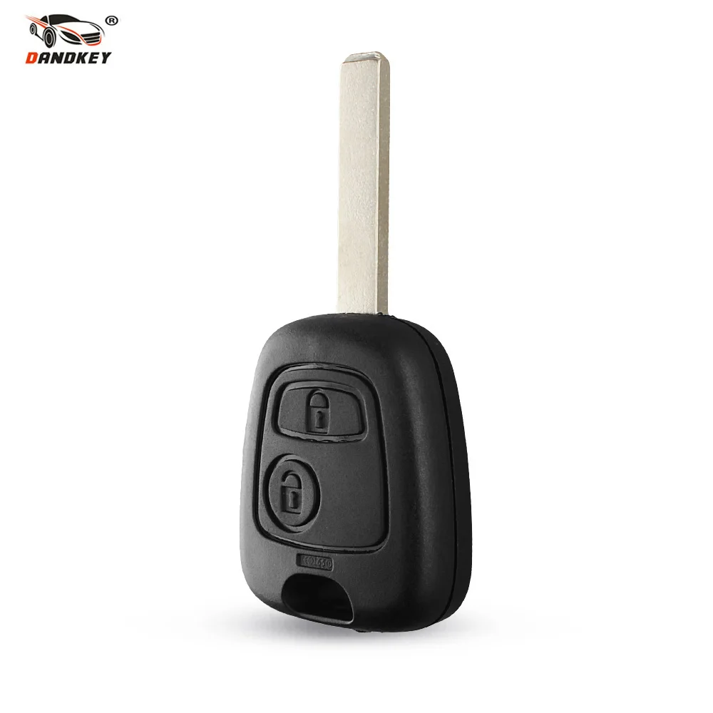 Dandkey Replcament 2 кнопки дистанционного управления ключ оболочки для Toyota AYGO аксессуары брелок автомобильный ключ чехол Крышка Wiithout логотип