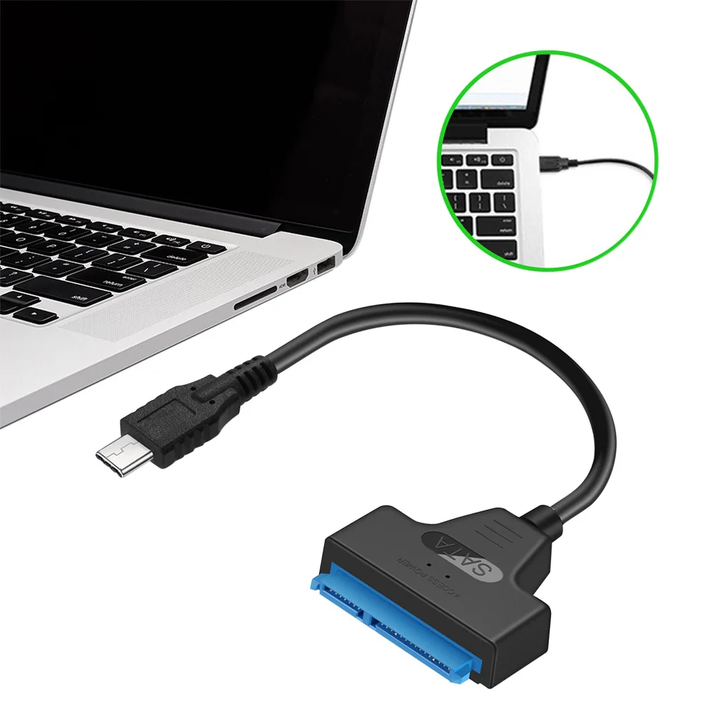 

ATA 3 Cable Sata to USB Adapter 6Gbps for 2.5 Inches External SSD HDD Hard Drive 22 Pin Sata III Cable USB 3.0 Port connection