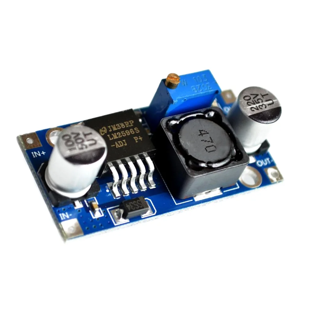 LM2596 DC-DC Step-down Power Supply Module 3A Adjustable Voltage Regulator 24V Switch 12V 5V 3V GK99 | Электроника
