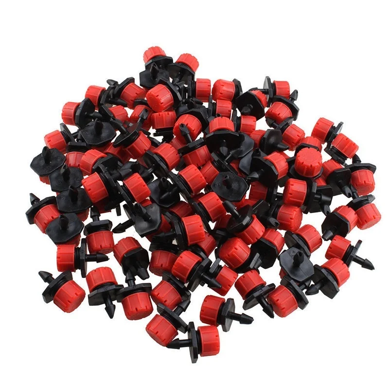 100 шт. Регулируемый микро капельного орошения поливные капельницы