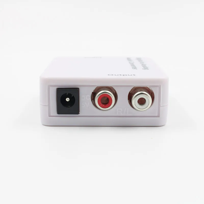 Digital Analog Audio Converter Optical Coaxial To Stereo L/R Rca 3.5 Mm Output Audio Adapter For HDTV DVD Convenient Practical
