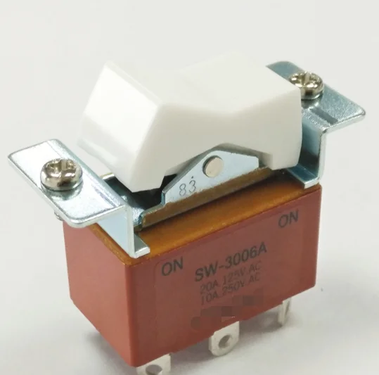Бесплатная доставка 2 шт./лот SW3006A SW-3006A переключатель ROCKER DPDT 20A 125V | Обустройство