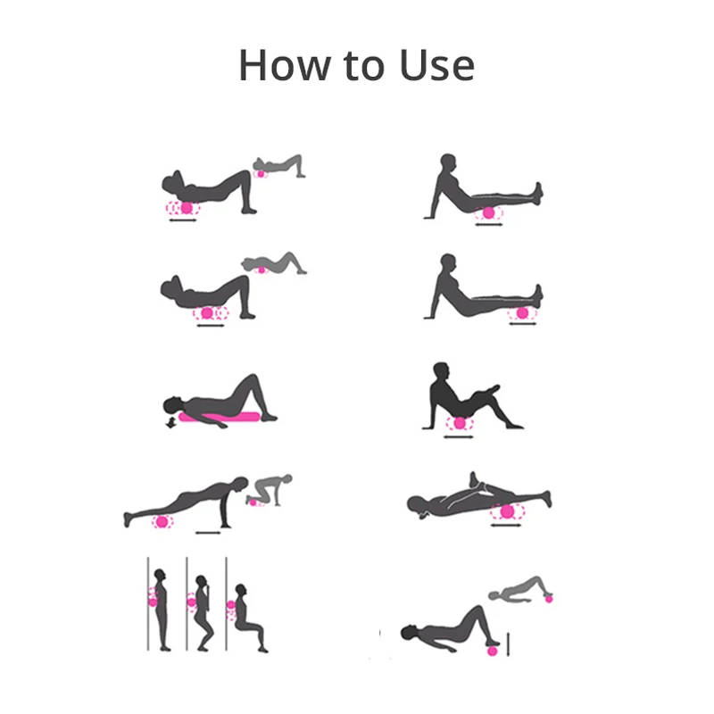 Электрический пенный роликовый массажер прочный экологичный материал EVA мощный