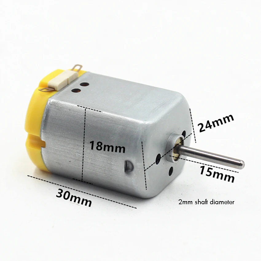 15 мм длинный вал 280 плоский Мотор DC микро мотор для DIY Технология модели DC7.4-12V