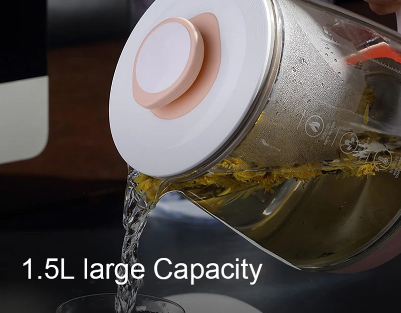 Xiaomi 1.5L сохранение здоровья горшок многофункциональный электрический чайник для приготовления чая назначение синхронизации изоляции каша с ситечком