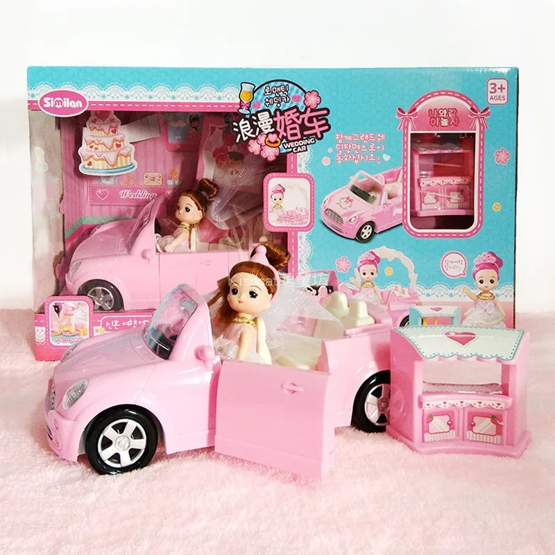 

S-511C Girl play house scene toy romantic wedding car puzzle parent-child interaction children's toy gift