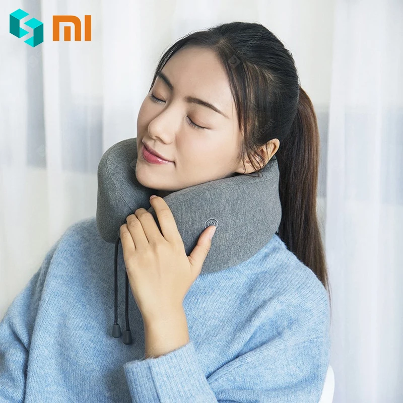 Оригинальные Xiaomi LeFan мягкие удобные u-образные массажные подушки для шеи двойные внутренние подушки для дома и офиса