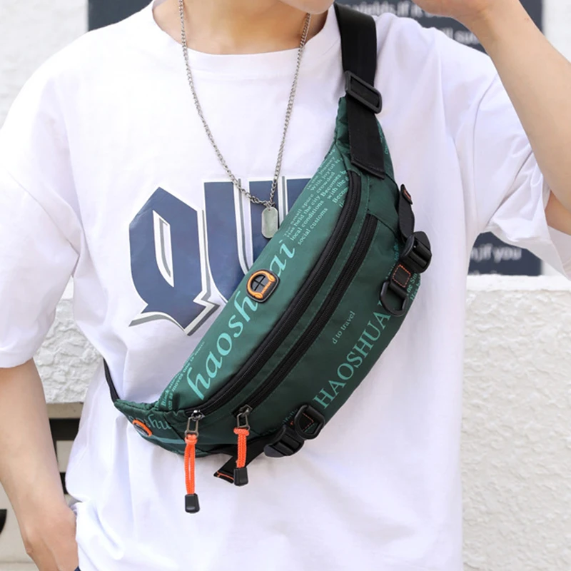 

2020 Unisex Waist Bag Fanny Pack Street Style Chest Bags Hip Hop Packs Fashion Waterproof Crossbody Bag Waist pack Phone Pocket
