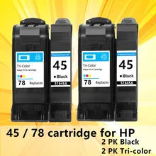 51645A 45 78 Ink Cartridge For hp45 For hp78 FOR HP Deskjet 710c 712c 720c 722c 815c 820 Plotter printer Remanufactured